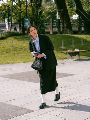 (W)Breeze Stripe Shirts - Light Blue | W0 (S)