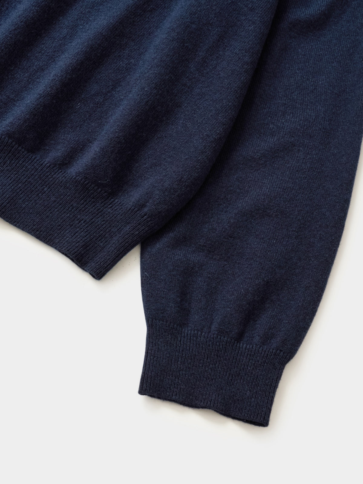 Daily Wool Collar Cardigan (Navy)