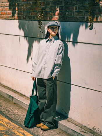 Classic Check Longbill Cap (Navy)