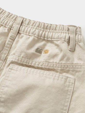 Sea&Sun Washed Pin-tuck Shorts (Ecru)