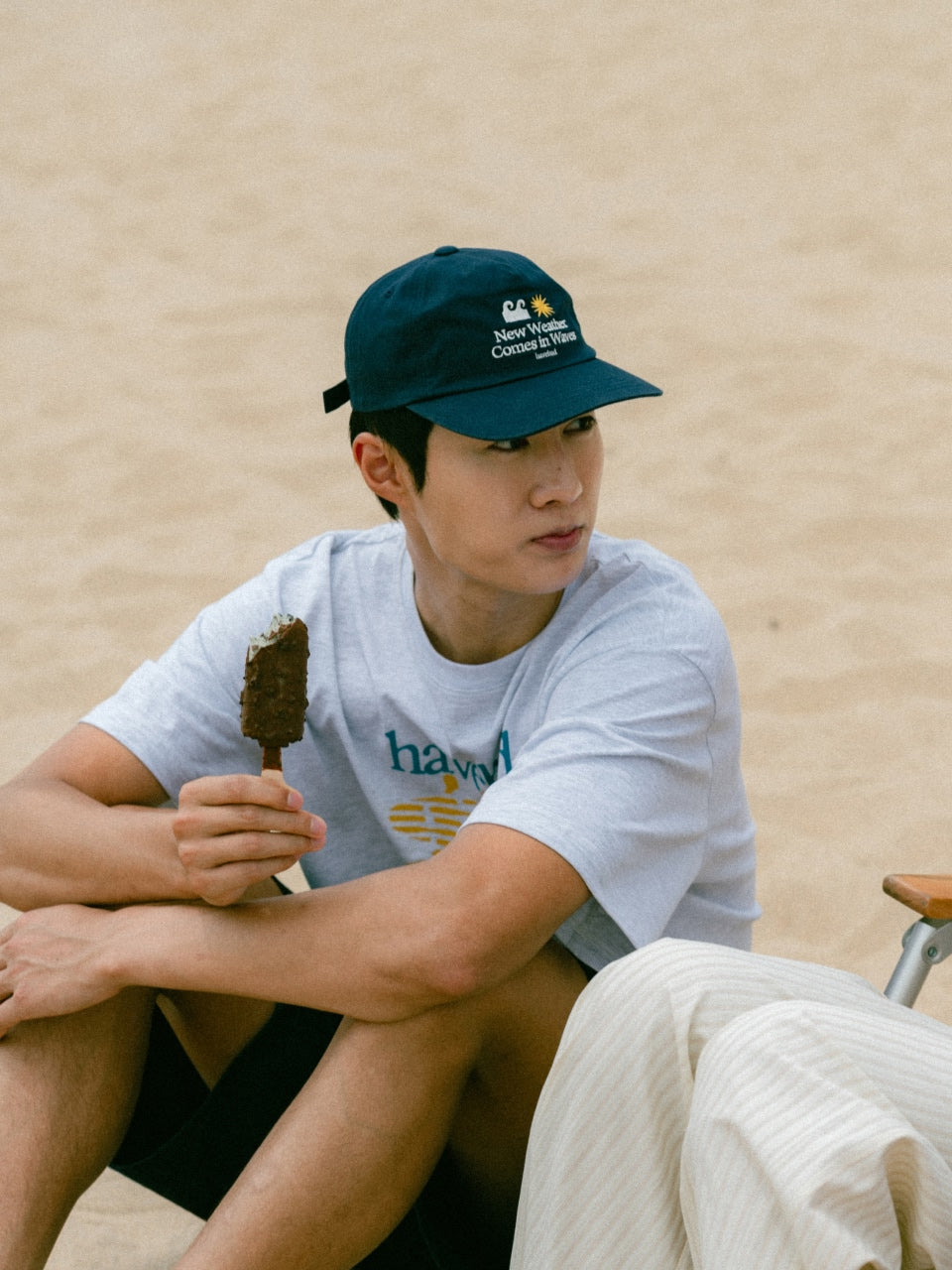 Sea&Sun Graphic Washed Cap (Brown)