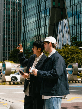 City Worker French Jacket (Khaki Gray)