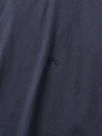 Relaxed Half String Tee (Navy)
