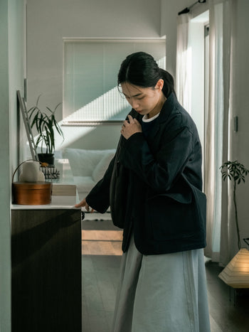 City Worker Club Jacket (Blue Gray)