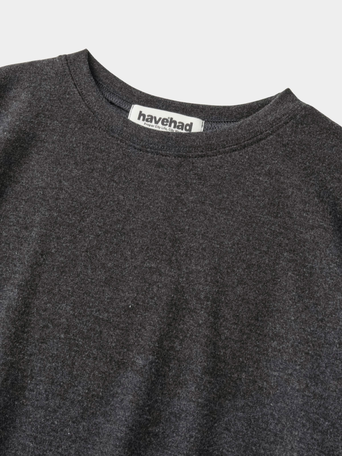 Mellow Slim Long Sleeves T-Shirt (Charcoal)