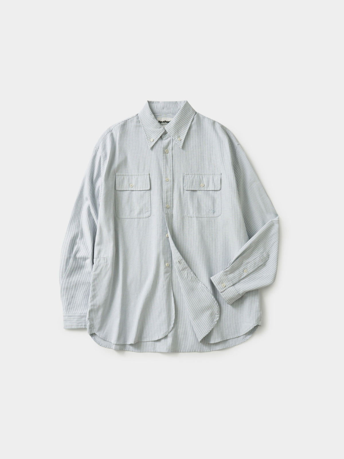 Oxford Work Shirts (Stripe Blue)