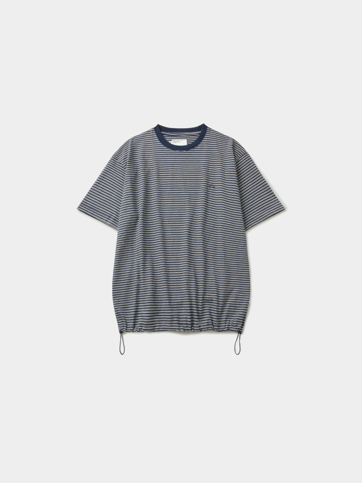 Relaxed Half Stripe String Tee (Stripe Navy)