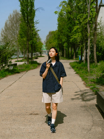 City Summer Light Banding Shorts (Beige)